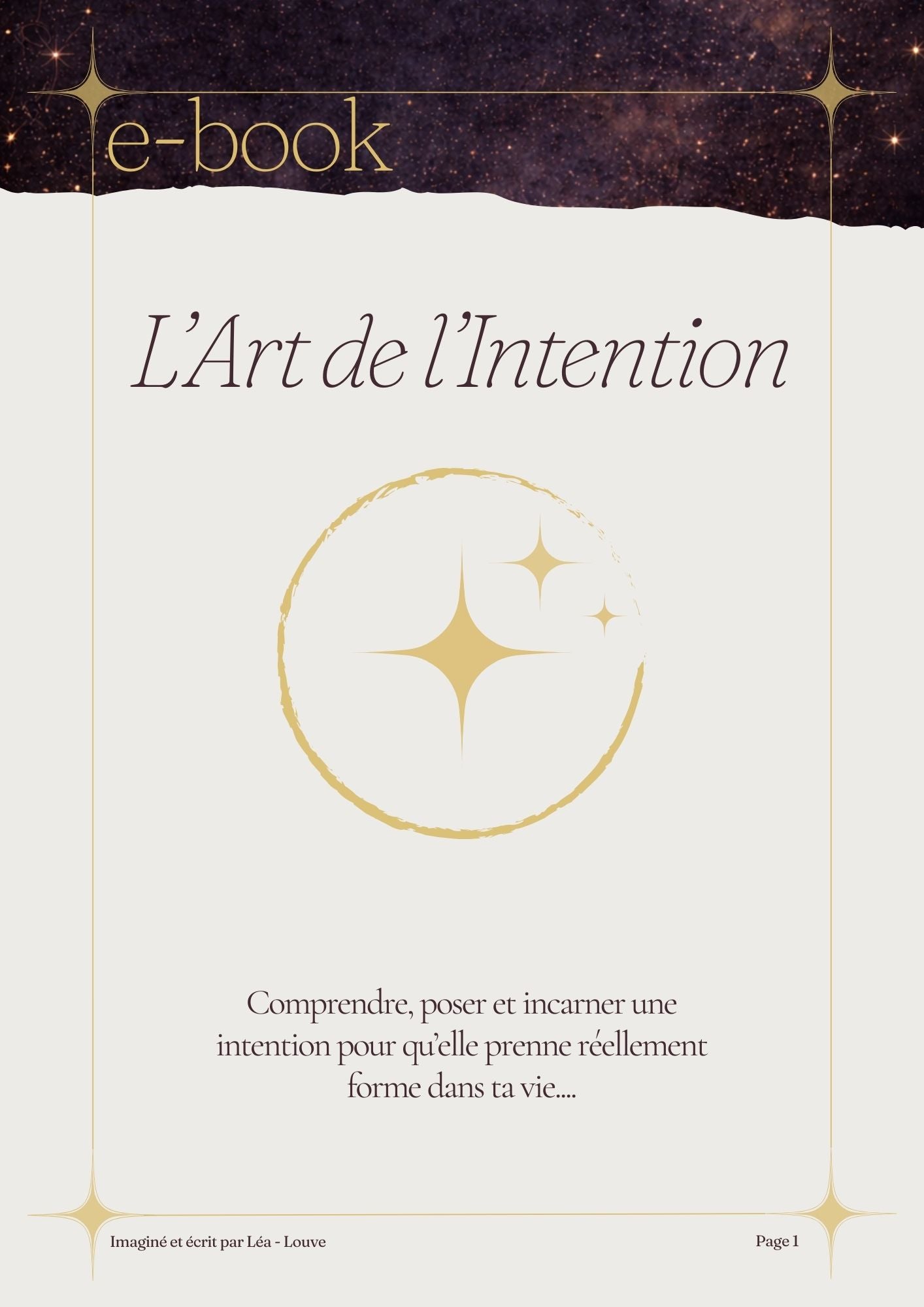 L'Art de l'Intention - ebook gratuit