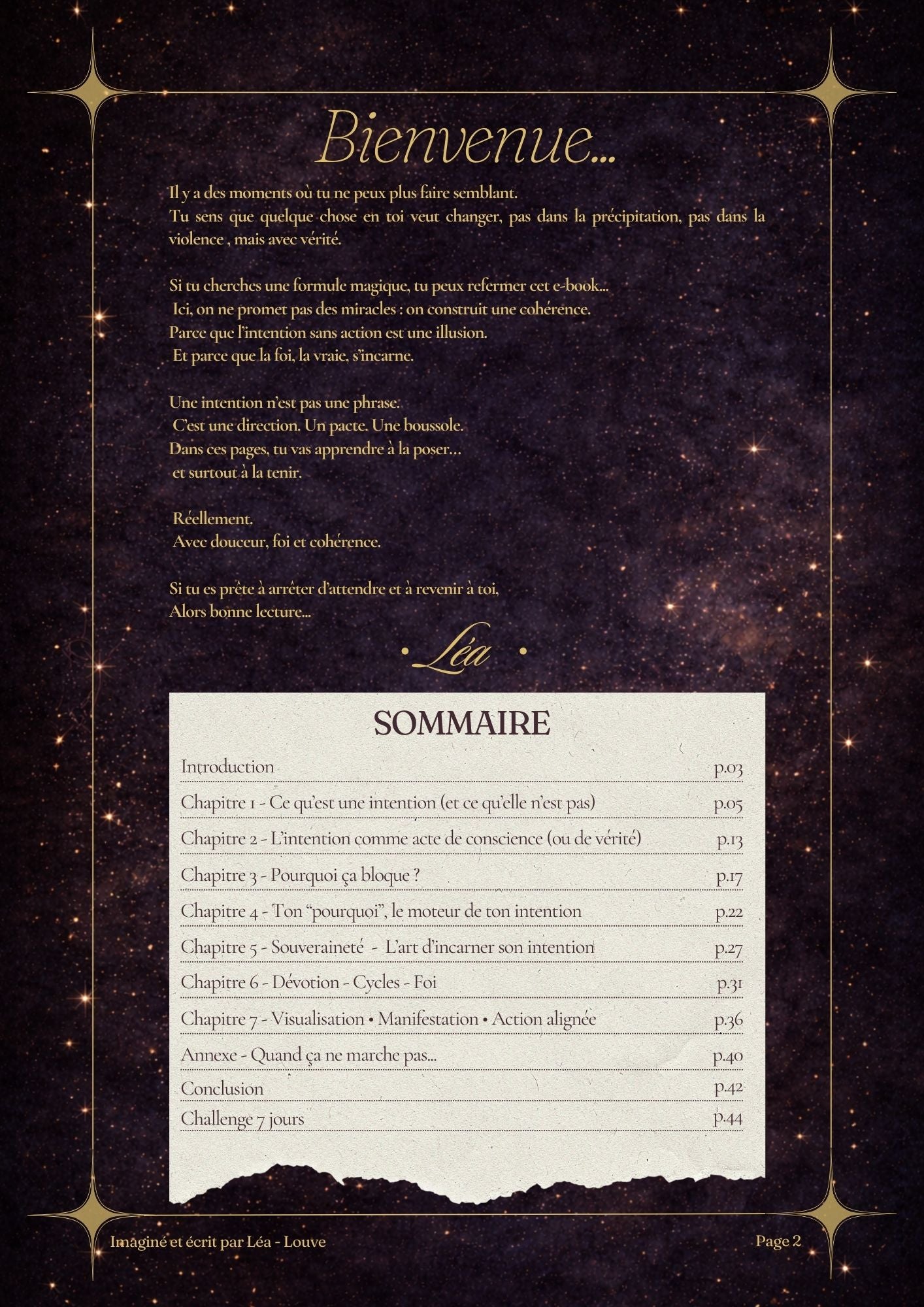 L'Art de l'Intention - ebook gratuit